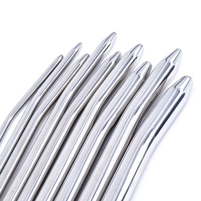 8 Size Steel Catheter Rod Penis Plug Urethral Sound Sex Toys Urethral Dilators Magic Wand For Men Gay Urethra Stimulation