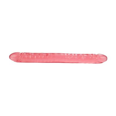 California Exotics - Translucence Veined Double Dong 17" (Pink)