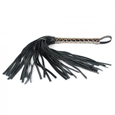 Spartacus Faux Leather Flogger &#8211; Gold
