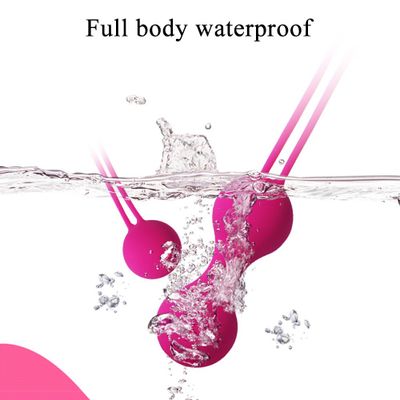 VOLKSLOVE Safe Silicone Smart Ball Vibrator Kegel Ball Ben Wa Ball Vagina Tighten Exercise Machine Sex Toy for Women Vaginal