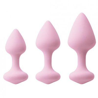 Inya Triple Kiss Trainer Kit Pink Butt Plugs