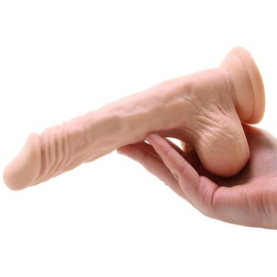 RealRock 8 Inch Realistic Dildo with Balls