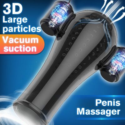 Hot Sale Sex Toy For Men Penis Massager Male Masturbator Delay Lasting Trainer Sex Products Men's Glans Vibrator Ghost Exerciser