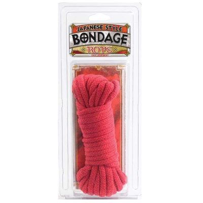 Doc Johnson - Japanese Style Bondage Cotton Rope (Red)