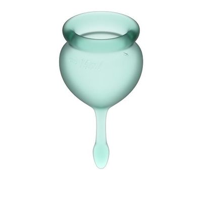 Satisfyer - Feel Good Menstrual Cup Set (Dark Green)
