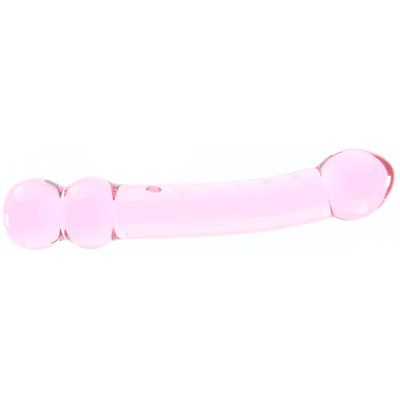 gläs Double Pleasure Glass Dildo Set