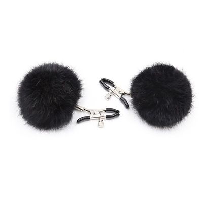 Pompon Nipple Clamps Adult Novelty Sex Product Metal Clip Female Breast clitoris Clip Massage Sex Toys For Couples lover game