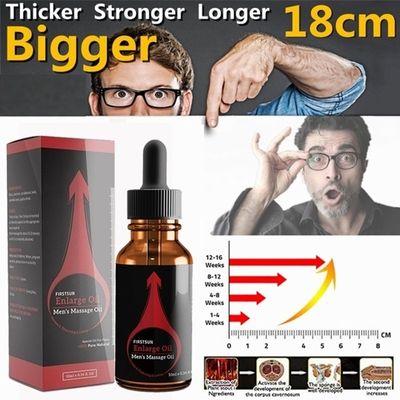 Male Penis Enlargement Pure Oils Pene Erection Aphrodisiac Essential Oil Sex Delay Dick Viagra Growth Thicken Massage Lubricant