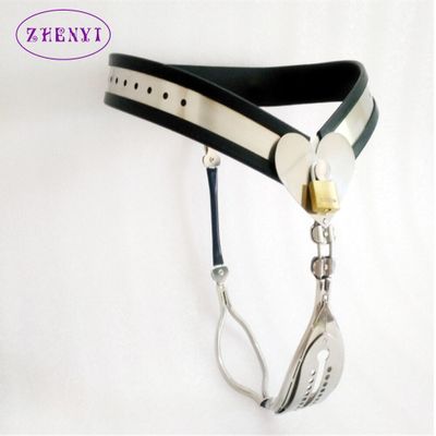 BDSM Female Chastity Belt Panties BDSM Bondage Stainless Steel Silicone Chastity Lock Device Sex Toys For Woman