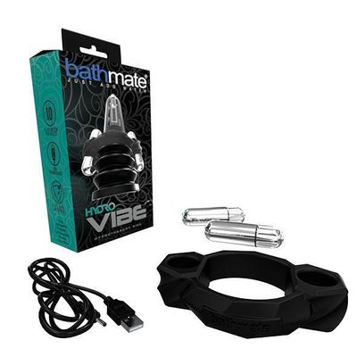 Bathmate - Hydro Vibe Hydrotherapy Ring Penis Pump Accessory (Silver)