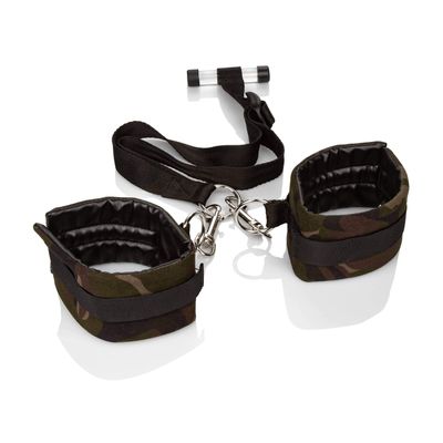 California Exotics - Colt Camo Over The Door Cuffs (Green)