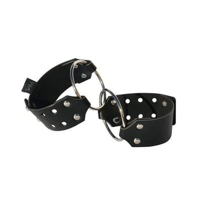 Sex & Mischief - BDSM Ring Cuffs (Black)