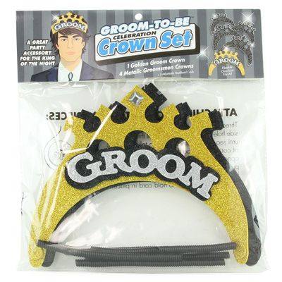 Groom to Be Celebration Crown Set