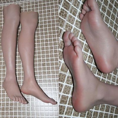 60CM Real-life simulation male foot mannequin footwear Masturbation props pedicure painting Masturbation sex doll toys 1pc C826