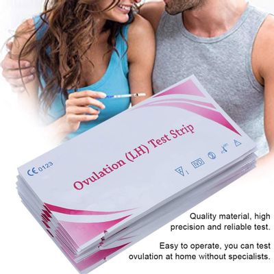 50 Pcs Lh Ovulation Test Strips Ovulation Urine Test Strips Lh Tests Strips Kit First Response Ovulation Kits Over 99% Accuracy