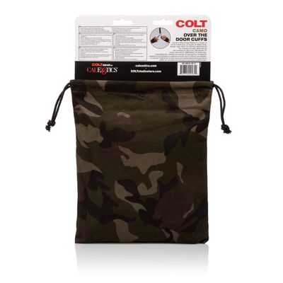 California Exotics - Colt Camo Over The Door Cuffs (Green)