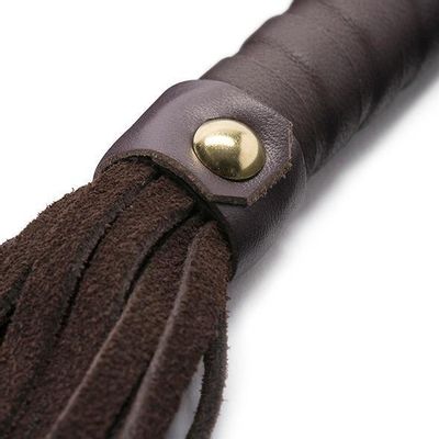 Coco de Mer - Leather Flogger Small (Brown)