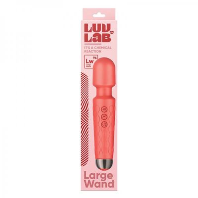 Luv Lab Lw96 Large Wand Silicone Coral