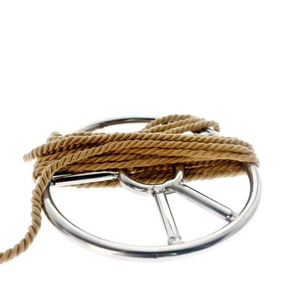 Extrame Restraints Sex Toy Shibari Japanese Rope Bondage Ring Stainless Steel SM Torture Asian Adult Game Tie up Toys MKS-10