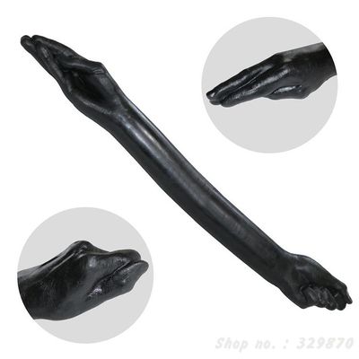 65cm Long Dildo Fisting Dia 7cm Black Fist Dildo, Double Ended Dildo Sex Toys For Woman Lesbian Huge Dildo Anal Dildo Big Penis.