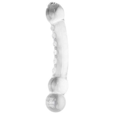 Fifty Shades of Grey - Drive Me Crazy Glass Massage Wand (Clear)