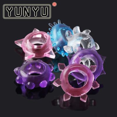 5 Pcs Penis Ring Time Premature Ejaculation Delay Impotence Aid Erection Enhancer Sex Toys For Adult Men Sex Products