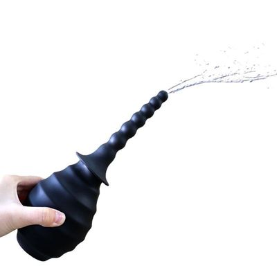 2021 New Anti-backflow Bulb Syringe Feminine Vaginal Cleaning Anal Washing Silicone Enema Douche Squeeze Men Women Cleaner