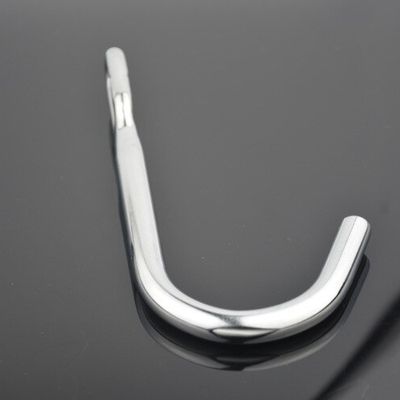 Adult Toy BDSM Stainless Steel Anal Hook Straight Head Round Cold Body Anal Sex Toy for Couple
