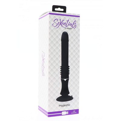 ToyJoy - Sexentials Majestic Thrusting Vibe Vibrator (Black)