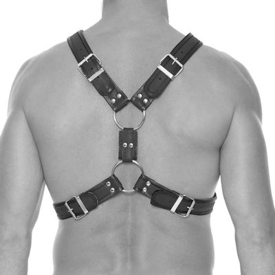 Ouch! Scottish Bonded Leather Harness - L/XL