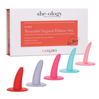 California Exotics - She-ology 5 piece Wearable Vaginal Dilator Set (Multi Colour)