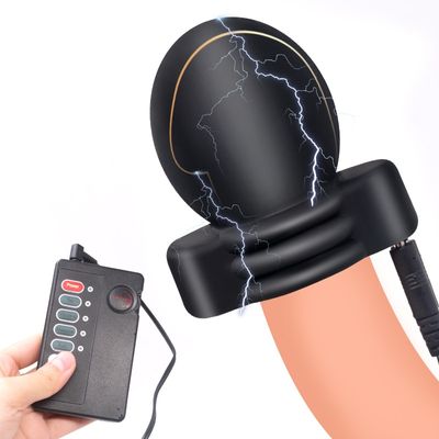 Penis Electro Stimulator Glans Trainer Male Masturbation Electric Shock Therapy Penis Massage Delay Training Medical Sex Toys