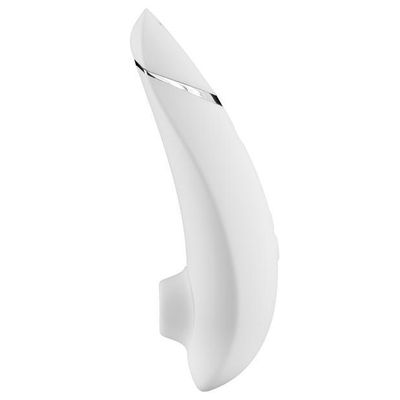 Womanizer - Premium Clitoral Air Stimulator (White/Chrome)