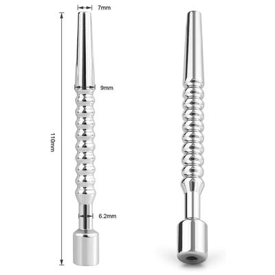 iKenmu Metal Urethral Plug Urethral Sounding Urethra Catheters Horse Eye Thorn Male Urethral Dilator Sex Toys for Men Penis Plug