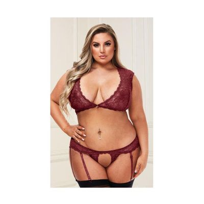 BACI 2PC SEXY LACE BRA AND G-STRING SET