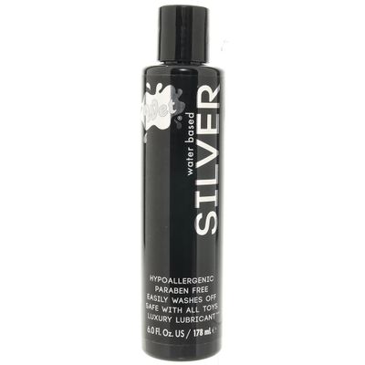 Silver Water Based Hypoallergenic Lube - 6oz/178ml