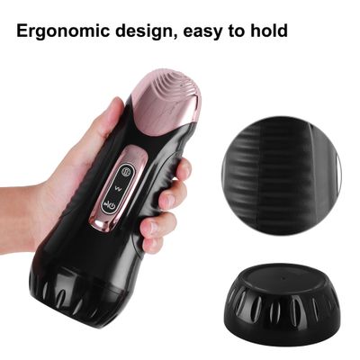 GUIMI Male Masturbator Cup Automatic Sex Toys for Men Sucking Oral Sex Artificial Vagina Clamping Real Pussy Moan Sex Machine