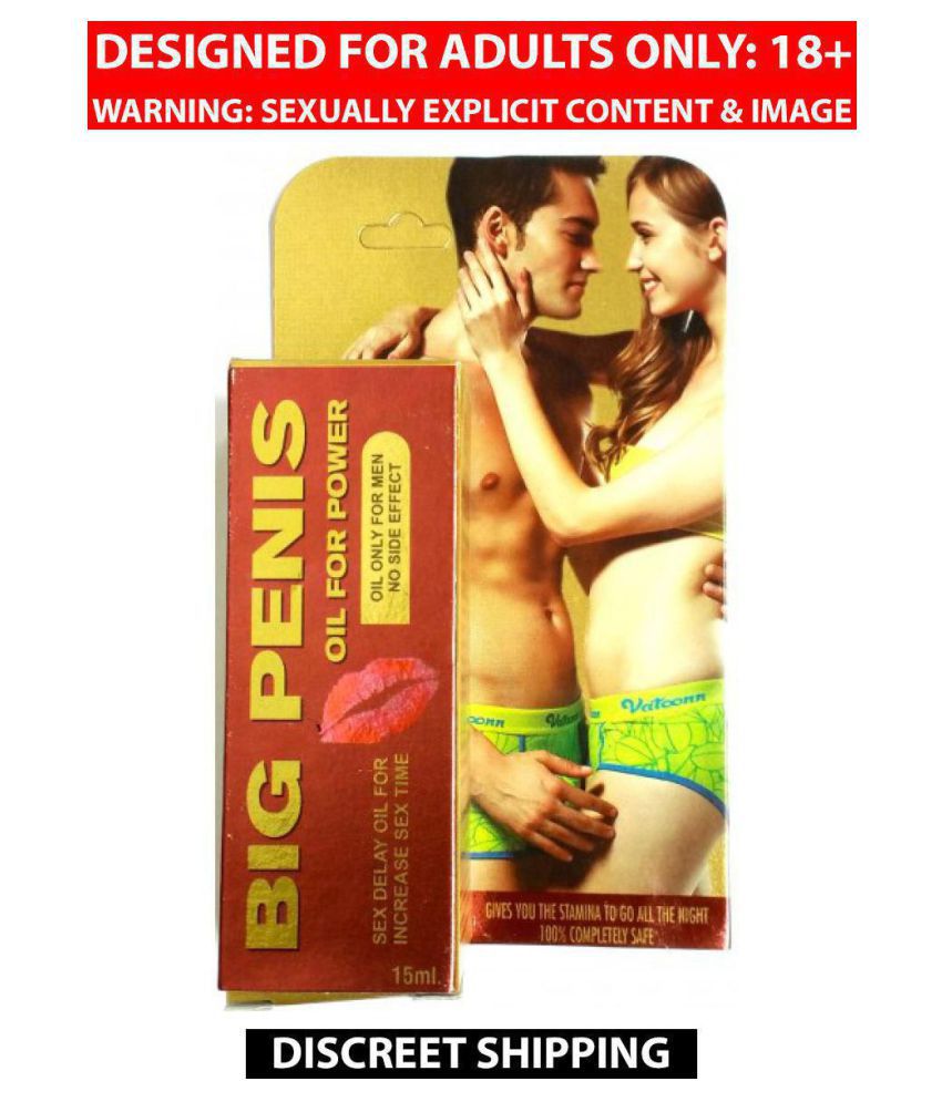 Buy Dr. Chopra Original Big PENIS Massage oil For men, Combo Pack